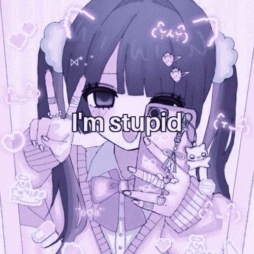i’m stupid